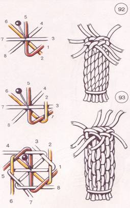 коронный узел макраме